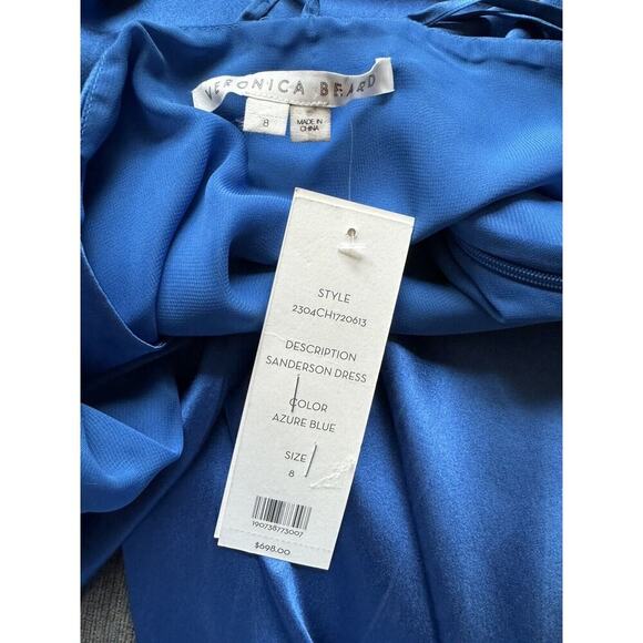 Veronica Beard Royal Blue Satin Gown - Picture 12 of 12